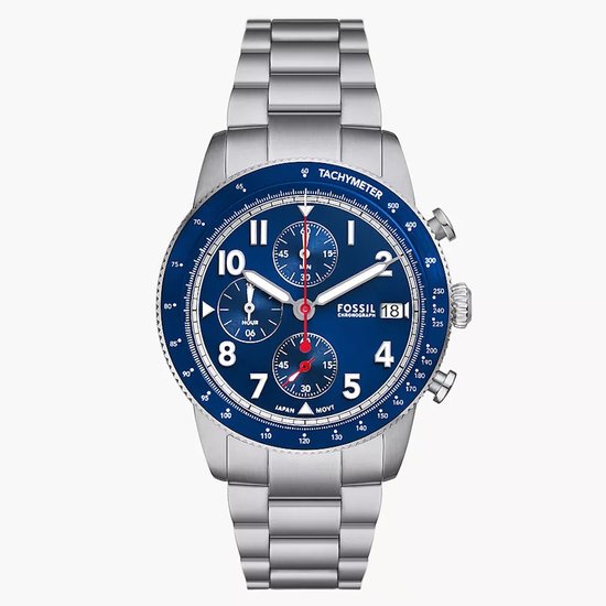 Picture of Fossil Sport Tourer Chrono Silver Stainless Steel Watch
