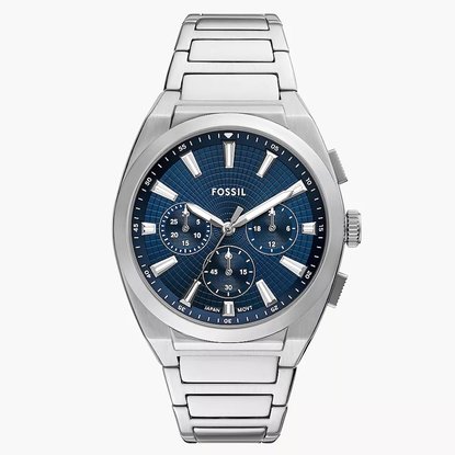 Picture of Fossil Everett Chronograph Silver Stainless Steel Watch