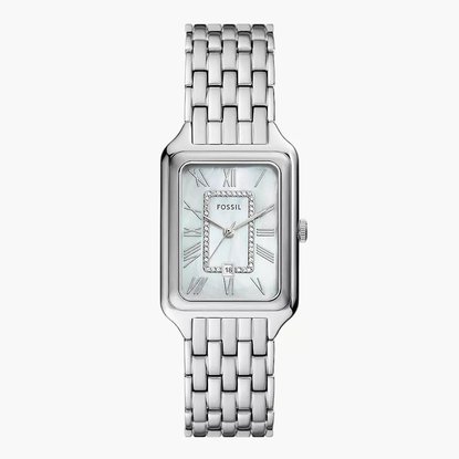 Picture of Fossil Raquel Three-Hand Date Silver-Tone Stainless Steel