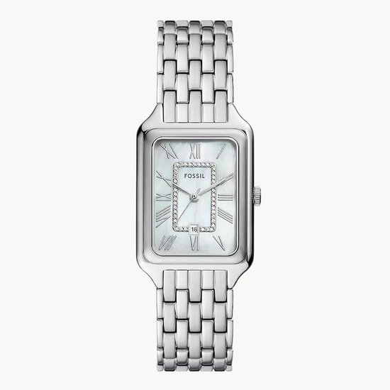 Picture of Fossil Raquel Three-Hand Date Silver-Tone Stainless Steel