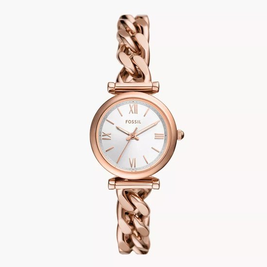 Picture of Fossil Carlie Three-Hand Rose Gold-Tone Stainless Steel Watch