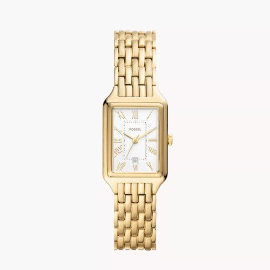 Picture of Fossil Raquel Gold-Tone Watch with White Dial