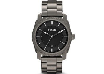 Picture of Fossil Men's Machine Three-Hand Smoke Stainless Steel Watch