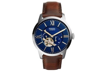 Picture of Fossil Men's Townsman Automatic Brown Leather Watch