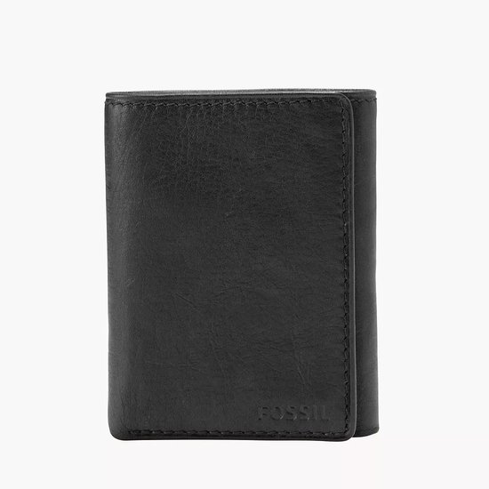 Picture of Fossil Men's Ingram Leather Trifold Wallet - Black