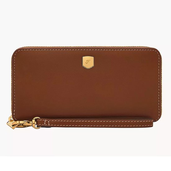 Picture of Fossil Lennox Zip Continental Wallet - Brown