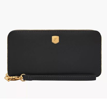 Picture of Fossil Lennox Zip Continental Wallet - Black