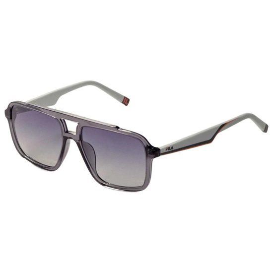 Picture of FILA Rectangular Grey Sunglasses with Grey Lens