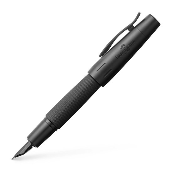 Picture of Faber-Castell E-Motion Fountain Pen - Pure Black/Medium Nib