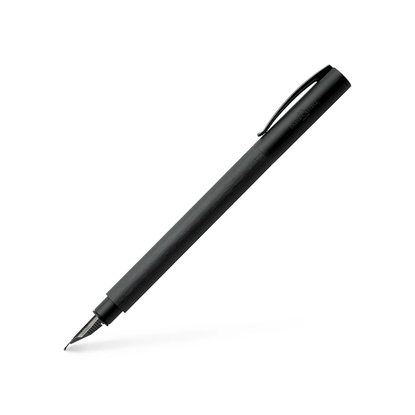 Picture of Faber-Castell Ambition All Black Fountain Pen - Medium Nib