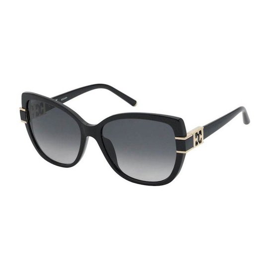 Picture of Escada Black Cat Eye Sunglasses with Grey Gradient Lens