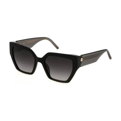 Picture of Escada Black Narrow Cat Eye Sunglasses with Grey Gradient