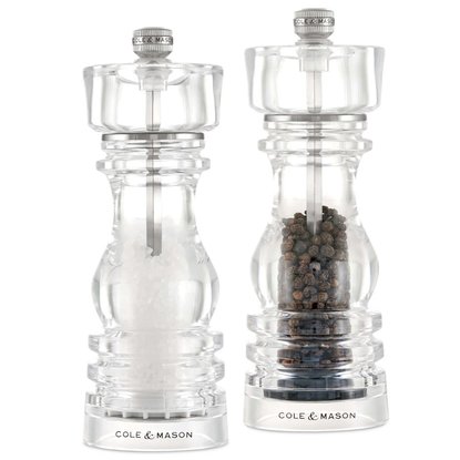 Picture of Cole & Mason 7" London Acrylic Salt and Pepper Gift Set