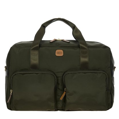 Picture of Bric's X Collection 18'' Boarding Duffle with Pockets- Olive
