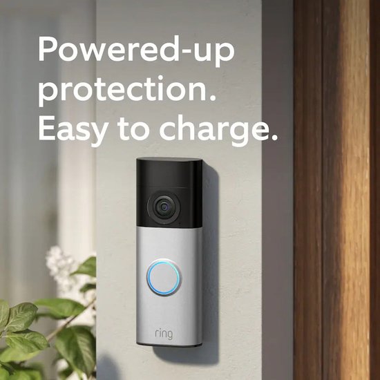 Picture of Ring Battery Doorbell Plus Retinal 2K - Nickel Silver