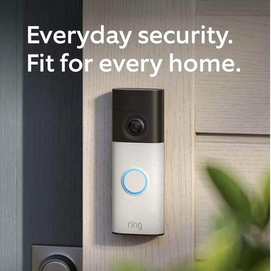 Picture of Ring Battery Doorbell Retinal 2K - Speckled White