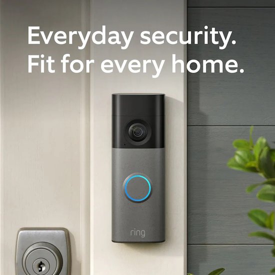 Picture of Ring Battery Doorbell Retinal 2K - Speckled Gray