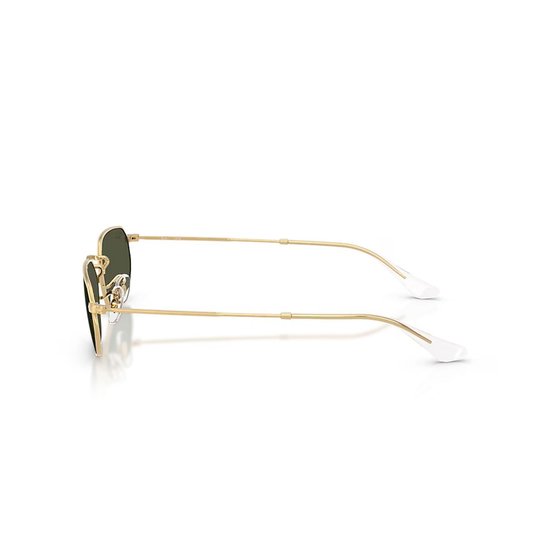 Picture of Ray-Ban Polished Arista Gold Sunglasses with Green Lens