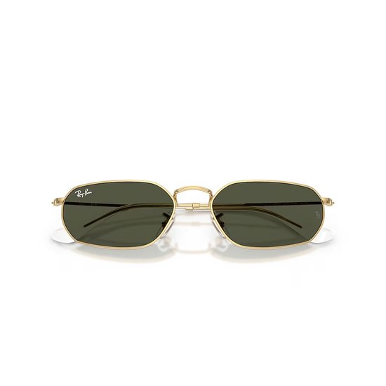 Picture of Ray-Ban Polished Arista Gold Sunglasses with Green Lens