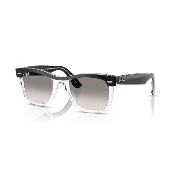 Picture of Ray-Ban Wayfarer Street Neat - Polished Black/Transparent