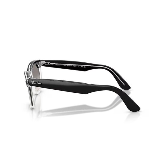 Picture of Ray-Ban Wayfarer Street Neat - Polished Black/Transparent