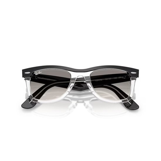 Picture of Ray-Ban Wayfarer Street Neat - Polished Black/Transparent