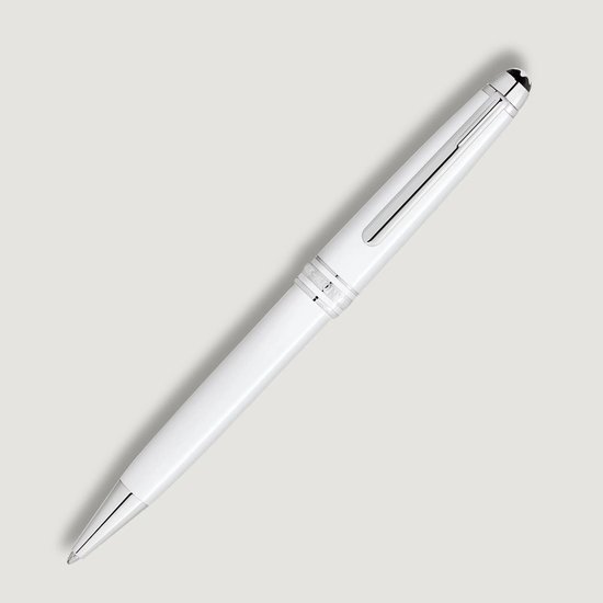 Picture of Montblanc Meisterstuck White Classique Ballpoint Pen