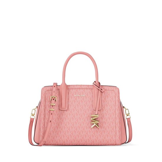 Picture of Michael Kors Laila Signature Small Satchel - Primrose