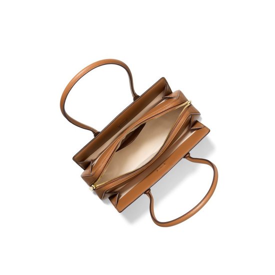 Picture of Michael Kors Laila Sig. Small E/W Shoulder Tote - Vanilla/Acrn