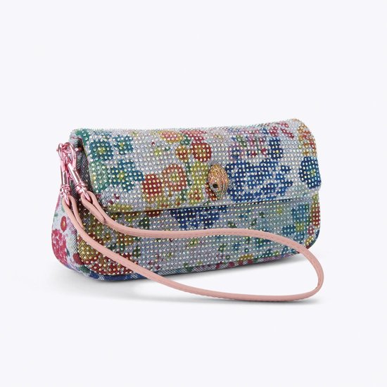 Picture of Kurt Geiger Pickle Shoulder Bag - Blue Pale Combination