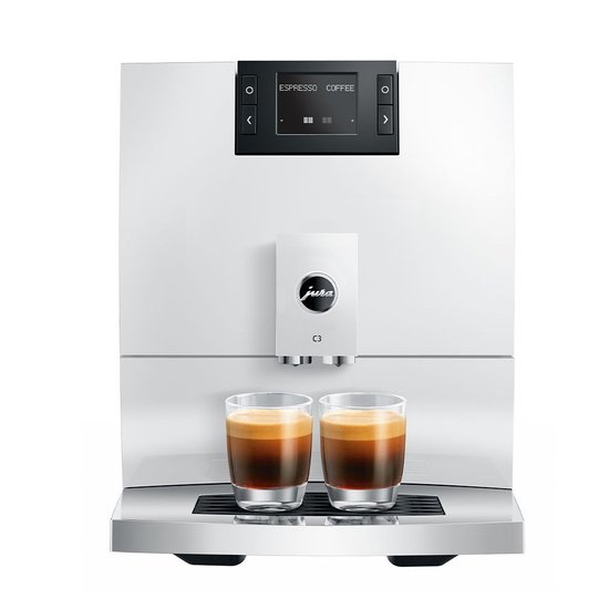 Picture of Jura C3 Automatic Coffee Machine - Piano White