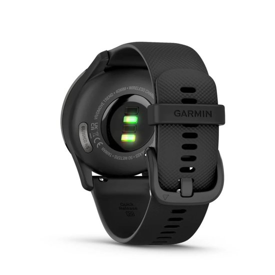 Picture of Garmin vivomove Trend - Slate Stainless with Black Case & Band