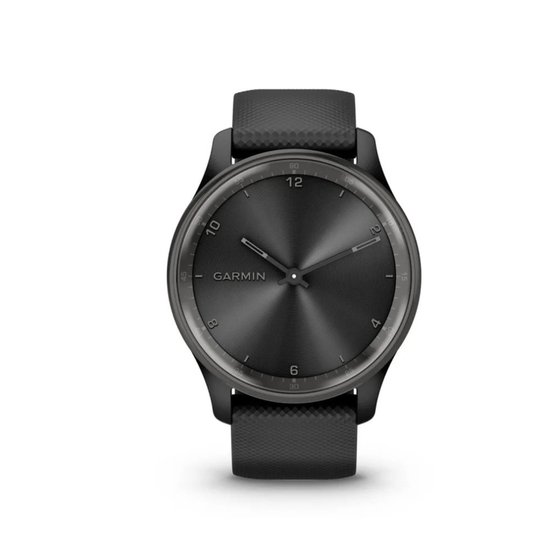 Picture of Garmin vivomove Trend - Slate Stainless with Black Case & Band