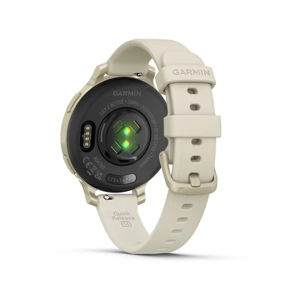 Picture of Garmin Lily 2 Active - Lunar Gold with Bone Silicone Band