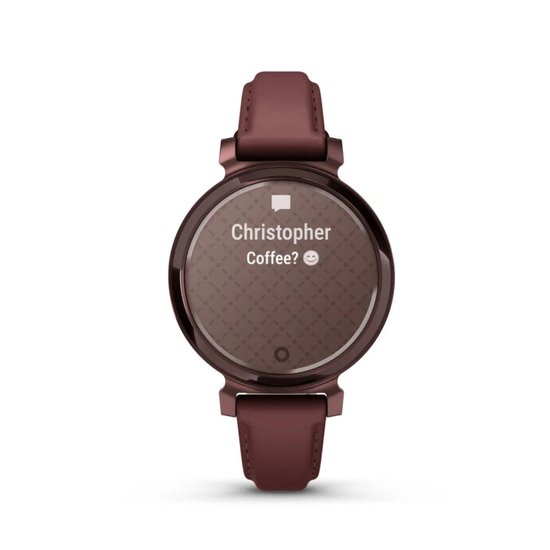 Picture of Garmin Lily 2 Classic - Dark Bronze with Mulberry Leather Band