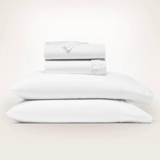 Picture of Boll & Branch Signature Hemmed Twin Sheet Set - White