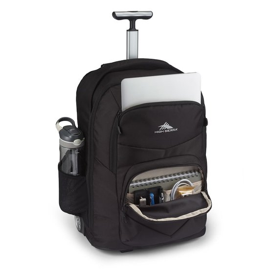Picture of High Sierra Freewheel Pro Wheeled Backpack - Black