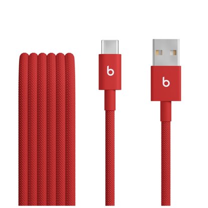 Picture of Beats USB-A to USB-C Woven Cable (1.5 m) - Rapid Red