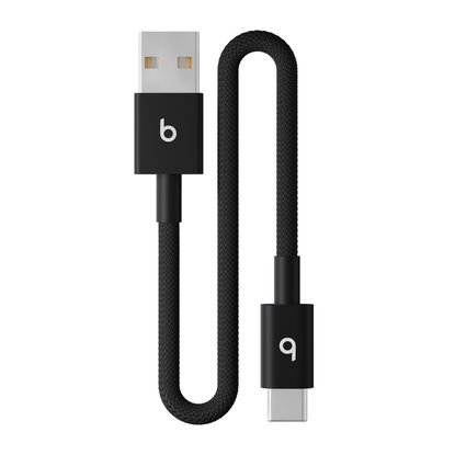 Picture of Beats USB-A to USB-C Woven Short Cable (20 cm) - Bolt Black