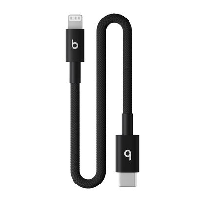 Picture of Beats USB-C to Lightning Woven Short Cable (20cm) - Bolt Black