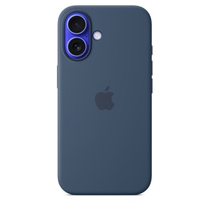 Picture of Apple iPhone 16 Silicone Case with MagSafe - Denim
