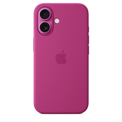 Picture of Apple iPhone 16 Silicone Case with MagSafe - Fuchsia