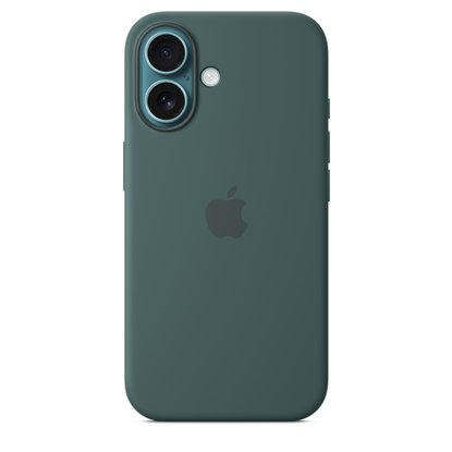 Picture of Apple iPhone 16 Silicone Case with MagSafe - Lake Green