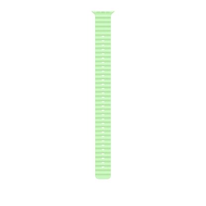 Picture of Apple 49mm Neon Green Ocean Band Ext.- Natural Titanium Finish