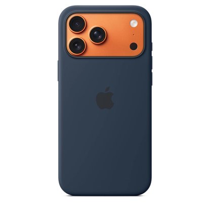 Picture of Apple iPhone 17 Pro Max Silicone Case with MagSafe - Midnight