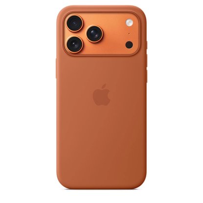 Picture of Apple iPhone 17 Pro Max Silicone Case w/ MagSafe - Terra Cotta