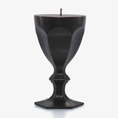 Picture of Baccarat Harcourt Wax Glass Candle - Black