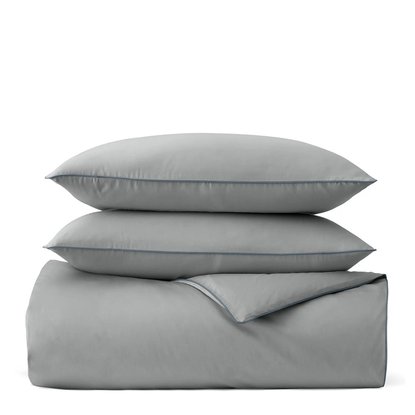 Picture of Boll & Branch Signature Piped Edge Duvet Set - Shore/Blst, F/Q