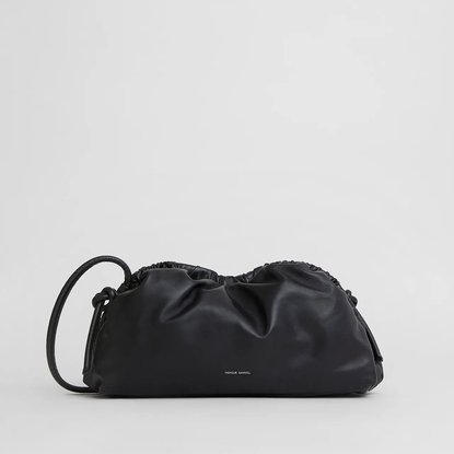 Picture of Mansur Gavriel Oversized Cloud Clutch - Black/Flamma