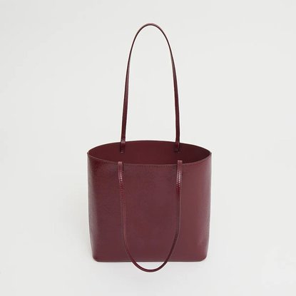 Picture of Mansur Gavriel Large Filo Tote - Claret
